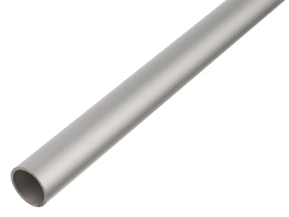 RONDE BUIS ALUMINIUM ZILVER 6MM 1METER LANG