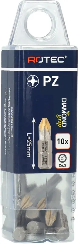 SCHROEFBIT DIAMOND, C6.3, PZ 2X25