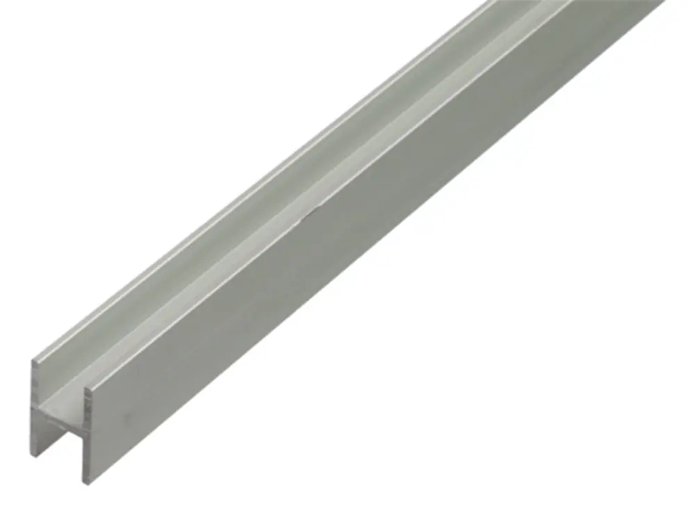 H PROFIEL ALUMINIIUM ZILVER 22X30X1,5 1 METER