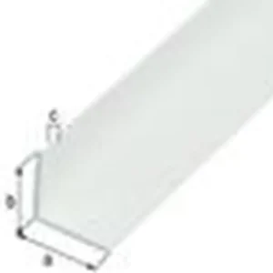 HOEKPROFIEL,PVC,ZWART,25X25X1,8/1M