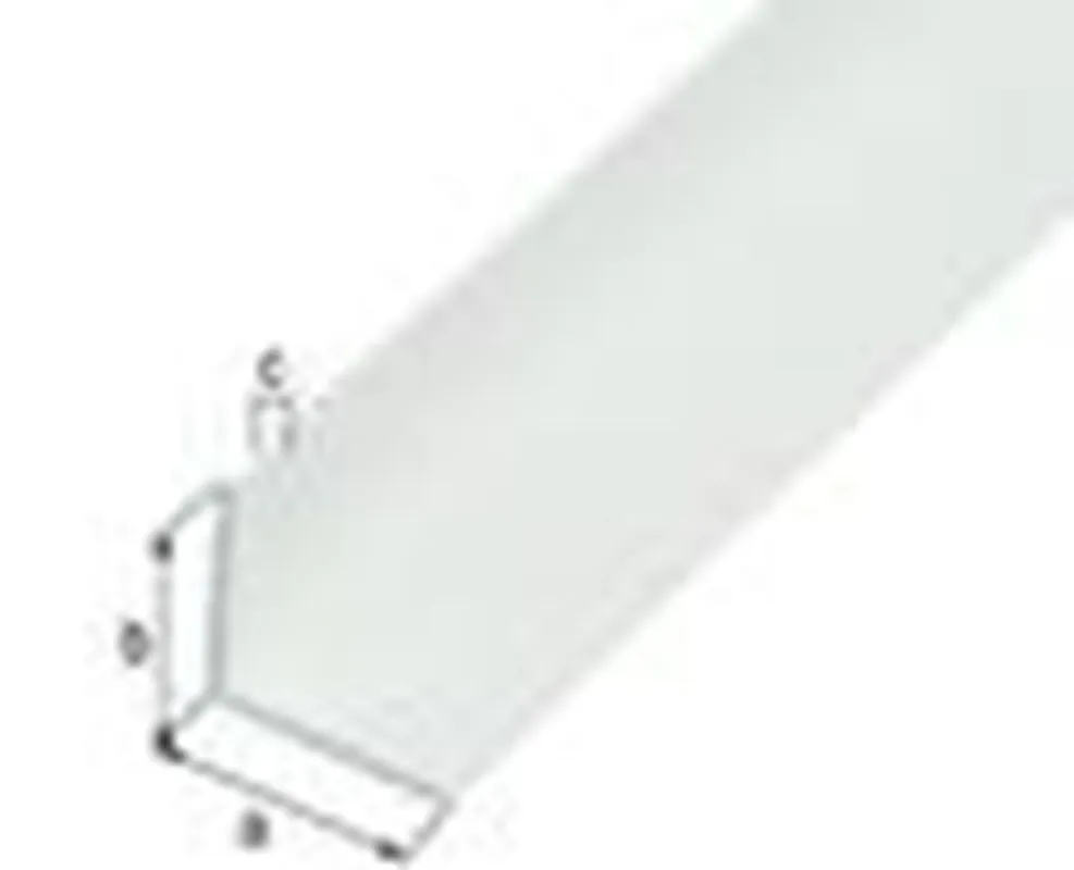 HOEKPROFIEL,PVC,ZWART,15X15X1,2/2M