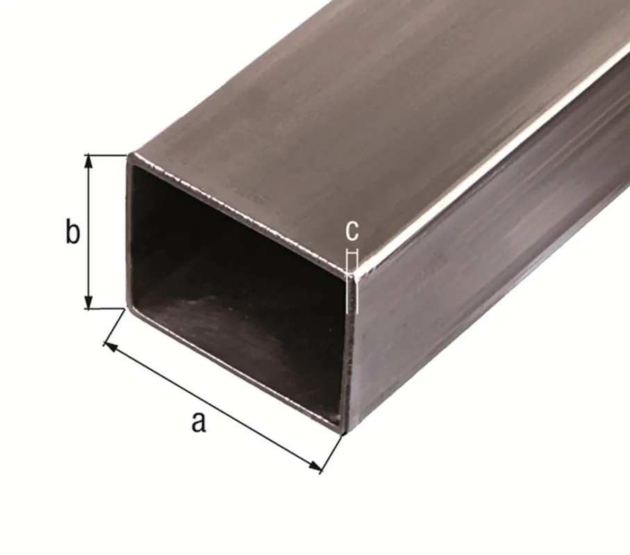 STALEN RECHTHOEKIGE BUIS 40 X 30 X 1,5 MM 1 METER