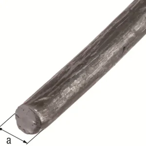 RONDE STANG STAAL RUW, Ø8/2M