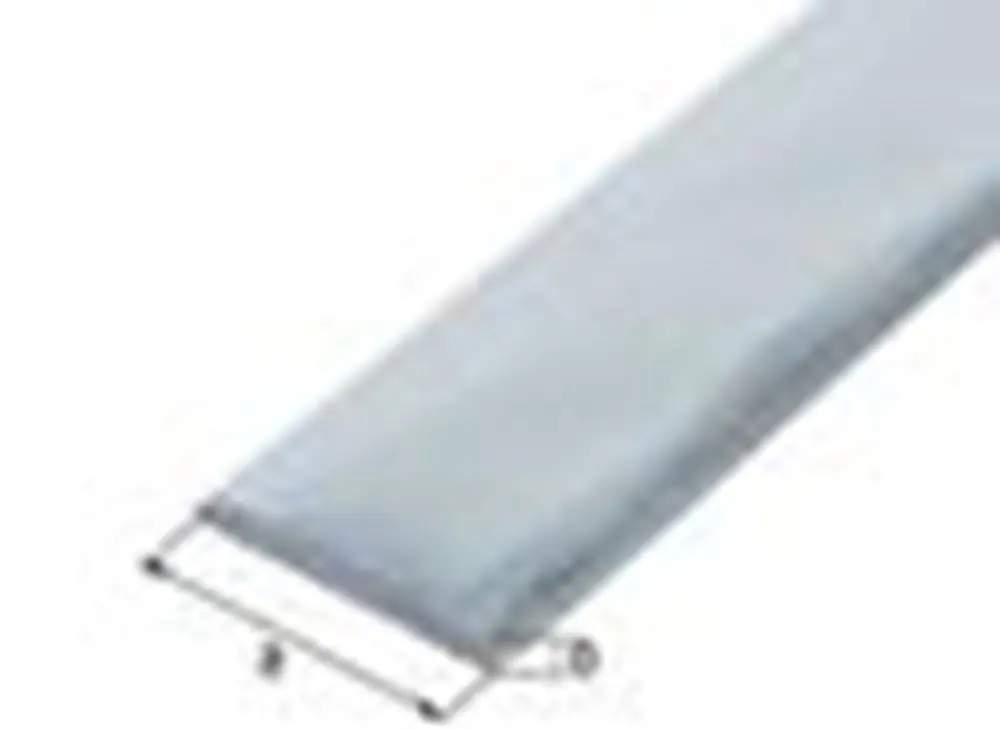 PLATTE STANG RVS 20X2 1METER