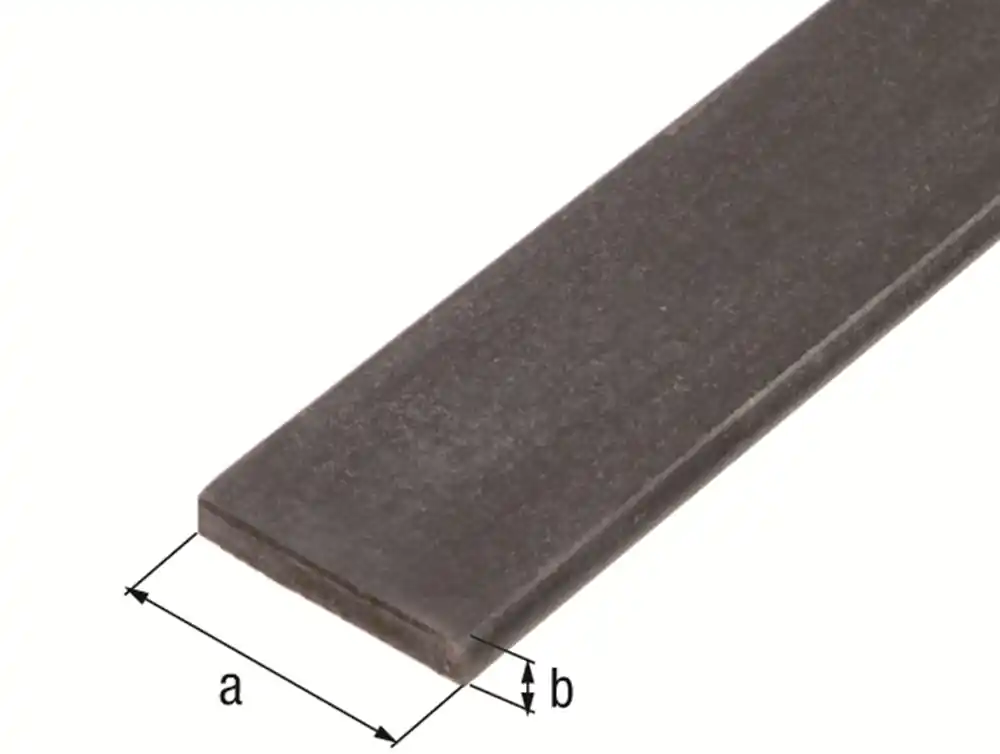 PLATTE STRIP, STAAL RUW,25X4/2M