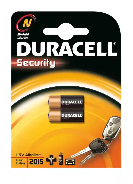 DURACELL MN9100/LR1 ALKALINE STAAFBATTERIJ 1,5 VOLT BP2