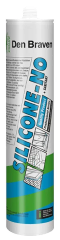 ZWALUW SILICONE-NO+SAN 310ML WIT