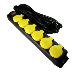 TCD PROF 6V RA + KLEP 5 METER 3X1.5MM H07RN-F IP44