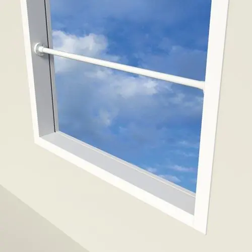 SECUGUARD DOORVALBEVEILIGING SLIMLINE ø20MM IN DE DAG L1006MM WIT
