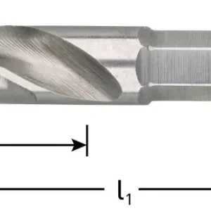 HSS-G BOORBIT DIN 3126, 1/4"-E6.3, ø5,5