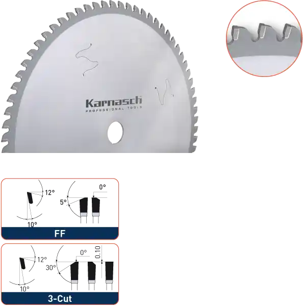 KARNASCH DRY-CUTTER INOX 200X2,0/1,6X30MM 48 FF/107300