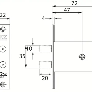 DSKG 6002B KA / INSTEEK-BIJZETSLOT DX SKG*® KA2