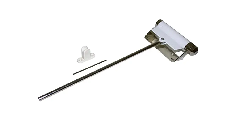 DV P 200-01 / DEURVEER PEN STAAL ZW 2 WIT