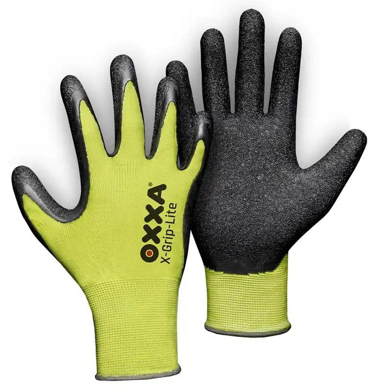 OXXA X-GRIP-LITE 51-025,ZWART/GEEL, 11