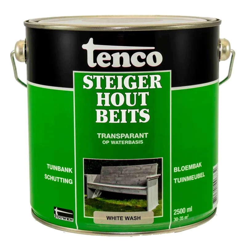 TENCO STEIGERHOUTBEITS WHITE WASH 2,5