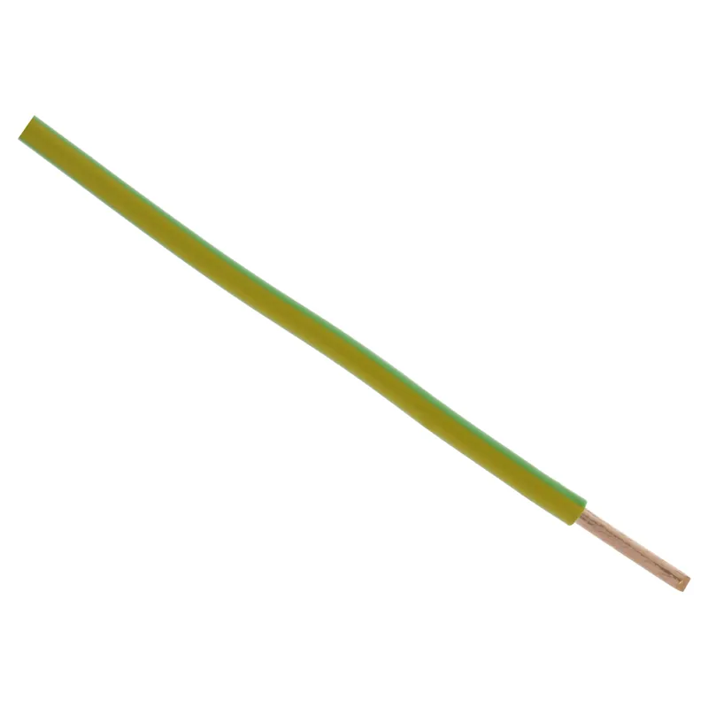 INSTALLATIEDRAAD - VD - 6.0 MM² - 2.5 M - GEEL/GROEN