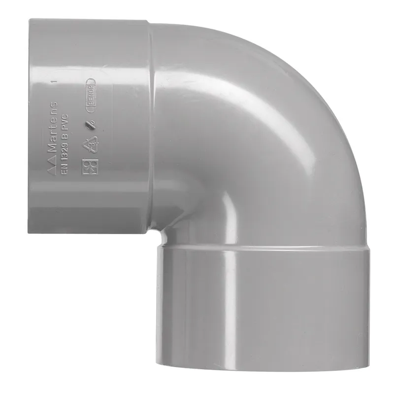 BOCHT PVC 2X LIJMMOF Ø 50MM 90º