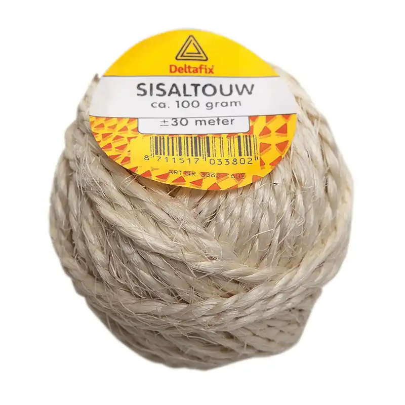 SISALTOUW NATUUR CA. 200 GR. +/- 60M