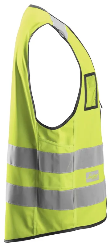 VEST HIGH VISIBILITY, GEEL, HIGH VISIBILITY (6600), S/M