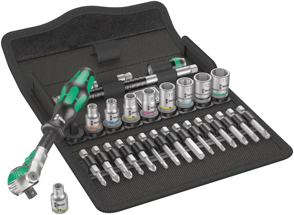 8100 SA 6 ZYKLOP SPEED RATELSET, 1/4" AANDRIJVING, METRISCH, 28-DELIG