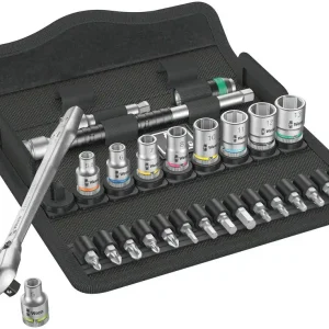 8100 SA 8 ZYKLOP METAL RATELSET, OMSCHAKELPAL, 1/4" AANDRIJVING, METRI
