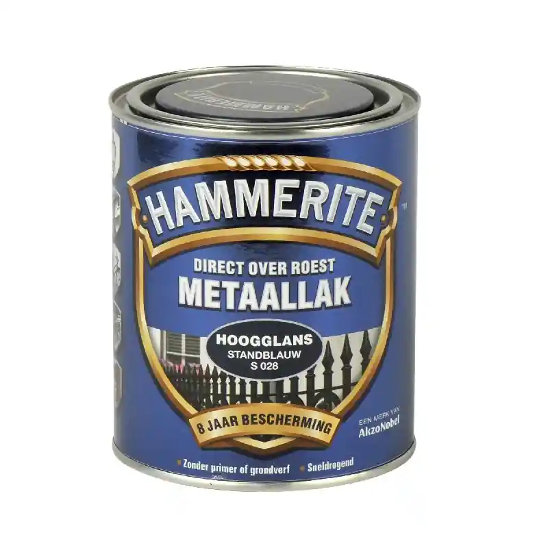HAMMERITE HOOGGLANS STAND BLAUW 250ML