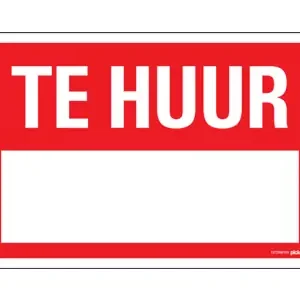 BORD TE HUUR 330X230 MM
