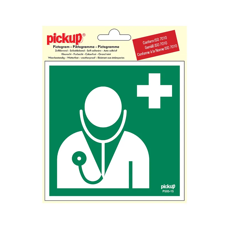 STICKER ARTS-DOKTER PICTO 150X150 MM