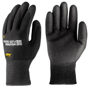 WEATHER FLEX SENSE GLOVE, ZWART - ZWART (0404), 010