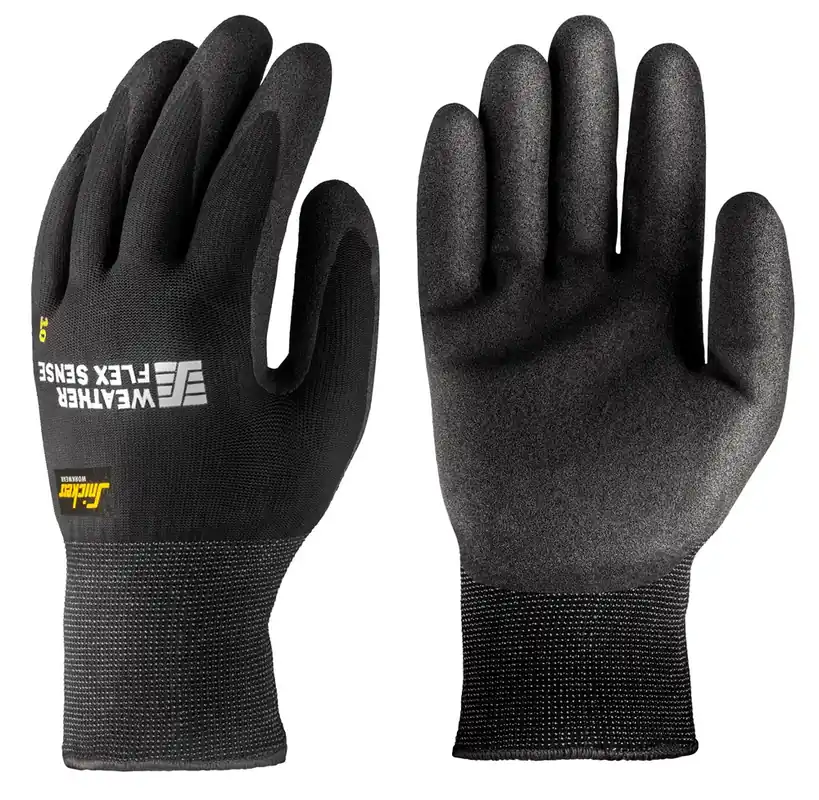 WEATHER FLEX SENSE GLOVE, ZWART - ZWART (0404), 010