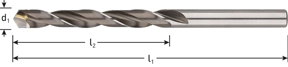 HM SPIRAALBOOR, DIN 338, TYPE N, BEZET, ø4,8