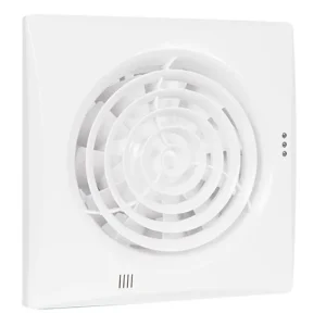 BADKAMER-/ TOILETVENTILATOR SILENCIO 125 T WIT