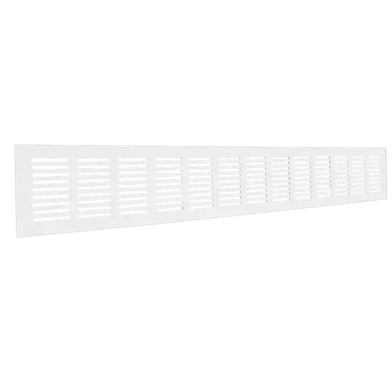 VENTILATIESTRIP, ALUMINIUM, EXTRUSIE, 80 MM - WIT - LUCHTDOORLAAT 124
