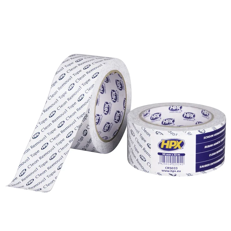 HPX SCHOONVERWIJDERBARE PVC TAPE - 50MM X 33M