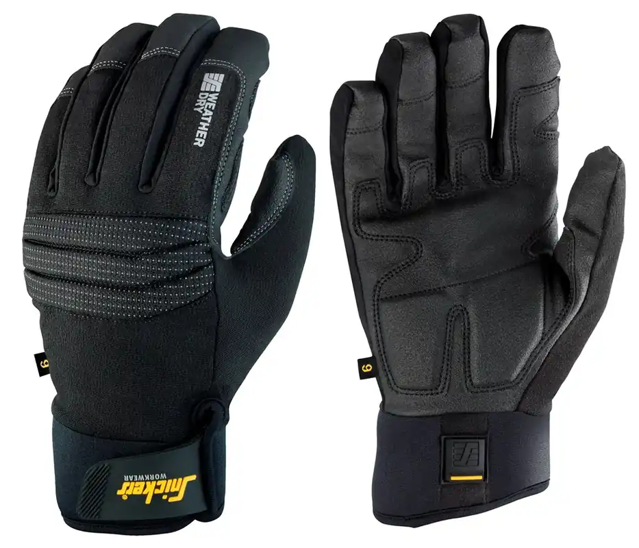 WEATHER DRY GLOVE, ZWART - ZWART (0404), 011