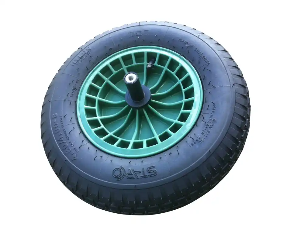 KRUIWAGENS WIEL PP GROEN 4PLY AS-20