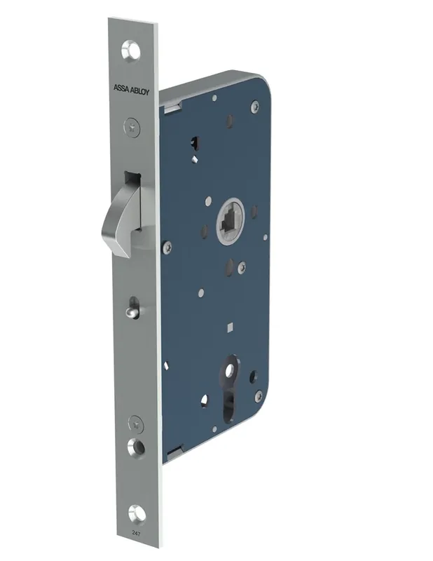 247717T2460 SCHUIFDEURSLOT,DM60MM, PC72MM, KRUKGAT 8MM, VOORPLAAT RVS