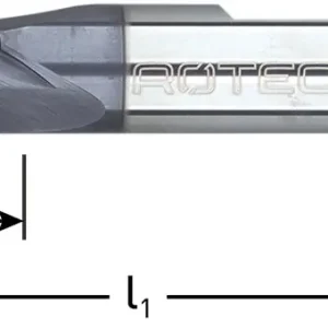 VHM UNIVERSEELFREES, SILVER-LINE, KORT, TIALN-GECOAT, ø20