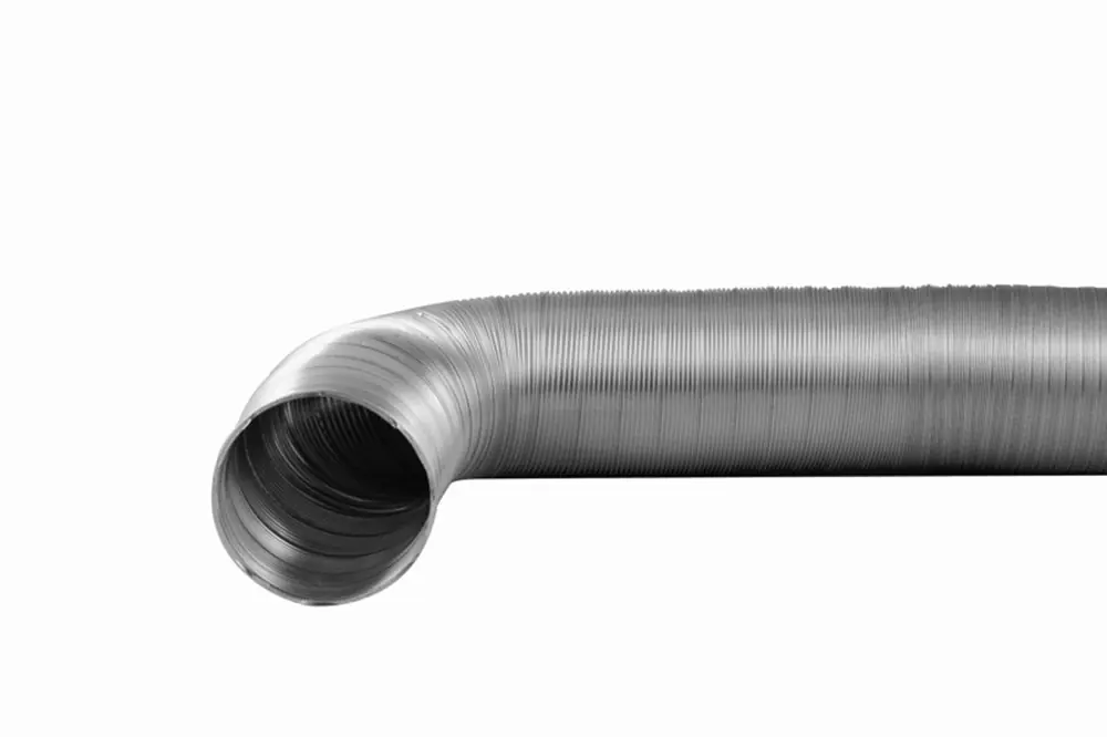 ALU SEMIDEC AFVOERSLANG ø102MM 1,5M