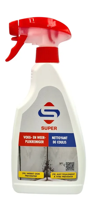 SUPERCLEANERS VOEG/WEERPLEKREINIGER SPRAY - 500 ML
