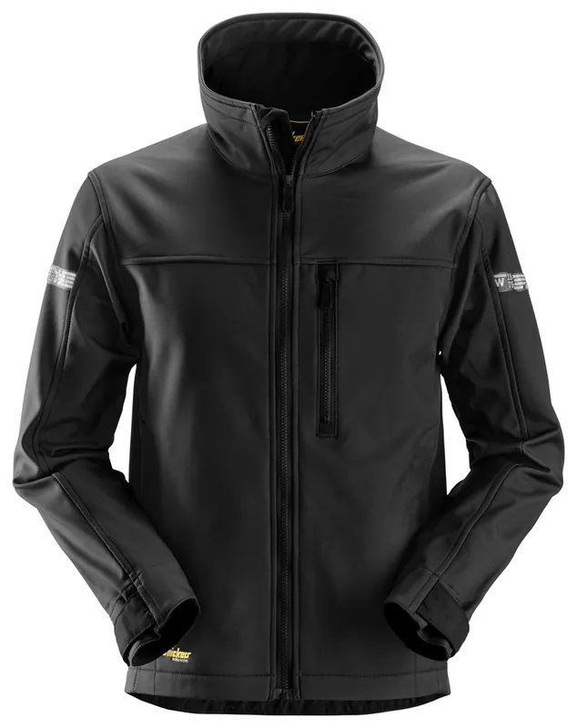 ALLROUNDWORK, SOFTSHELL JACK, ZWART - ZWART (0404), L