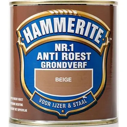 HAMMERITE ANTI-ROEST NR.1 BEIGE 500ML