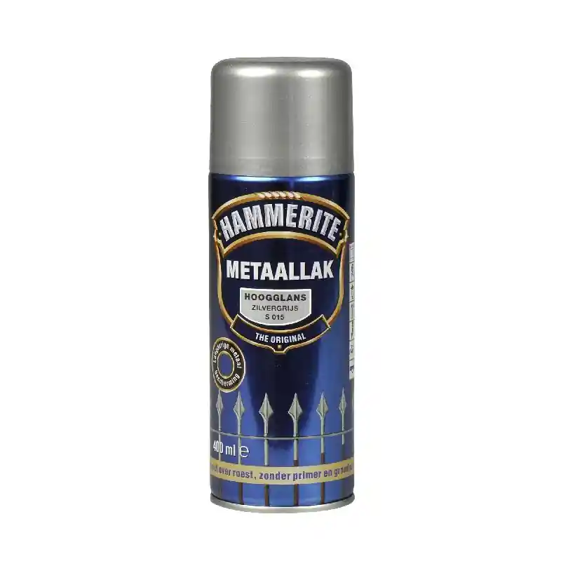 HAMMERITE HOOGGLANS ZILVERGRIJS 400ML