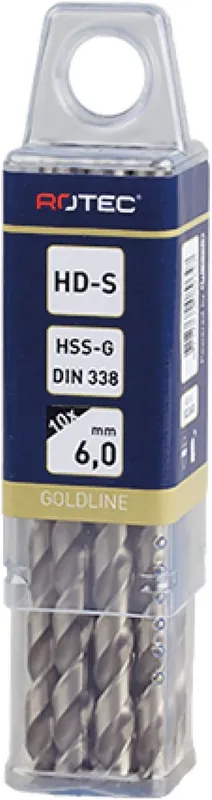 HSS-G SPIRAALBOOR, DIN 338, TYPE HD-S, D2=13, ø13,5