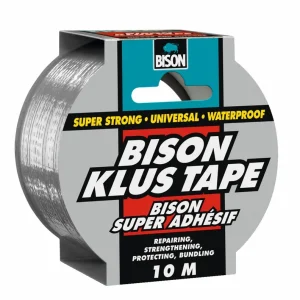 BISON KLUSTAPE ROL 10 M X 50 MM NL/FR/EN