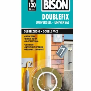 BISON DOUBLEFIX UNIVERSEEL TAPE KAART 1,5 M X 19 MM NL/FR