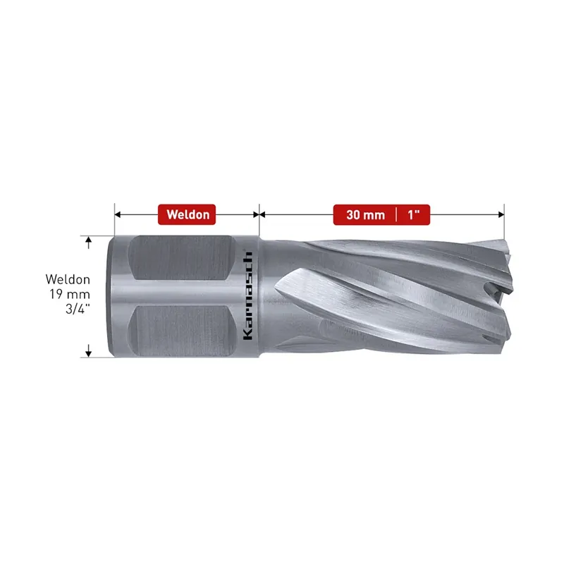 KARNASCH HSSXE KERNBOOR SILVER-LINE30 RAIL 21,0 MM
