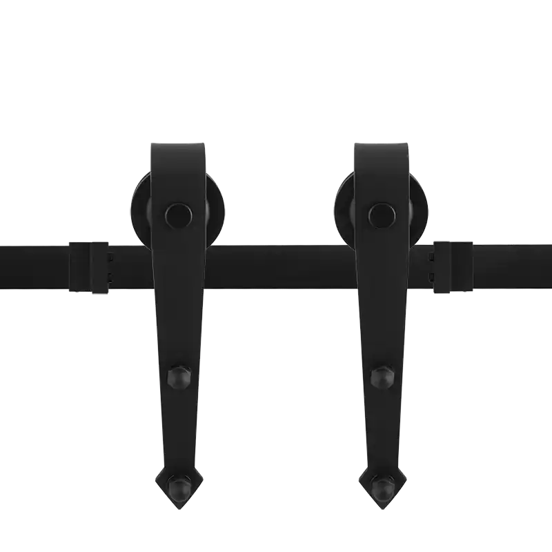 GPF0504.61 SCHUIFDEURSYSTEEM NUOLI ZWART 300CM (2 X 150 CM SCHUIFDEURRAIL)