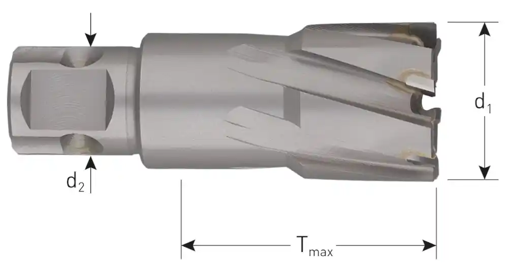 HM KERNBOOR HARD-LINE, UNIVERSEEL 19, ø39X40