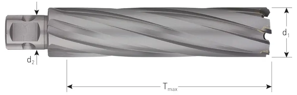 HM KERNBOOR HARD-LINE, UNIVERSEEL 19, ø44X110